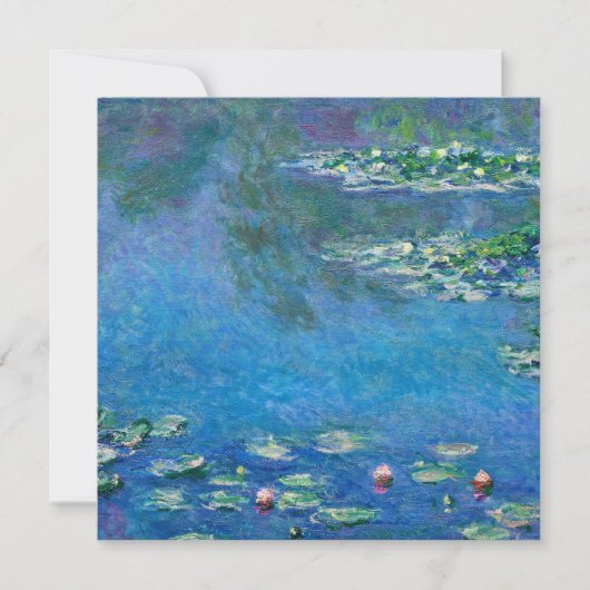 Invitation Claude Monet - Nymphéas 1906 (Devant)
