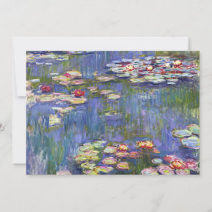 Invitation Claude Monet - Nymphéas / Nymphéas