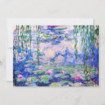 Invitation Claude Monet - Nymphéas / Nymphéas 1919<br><div class="desc">Nymphéas (W.1852) - Claude Monet,  Huile sur toile,  1916-1919</div>