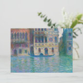 Invitation Claude Monet - Palazzo Dario (Debout devant)