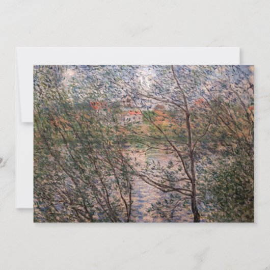 Invitation Claude Monet - Printemps à travers les branches (Devant)