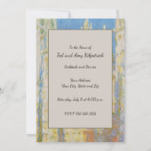 Invitation Claude Monet Rouen Cathedral Portal Morning Light (Dos)