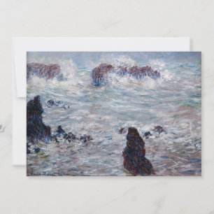 Invitation Claude Monet - Tempête au large de la côte de Bell