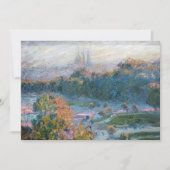 Invitation Claude Monet - Vue des Tuileries, étude (Devant)