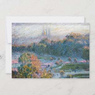 Invitation Claude Monet - Vue des Tuileries, étude