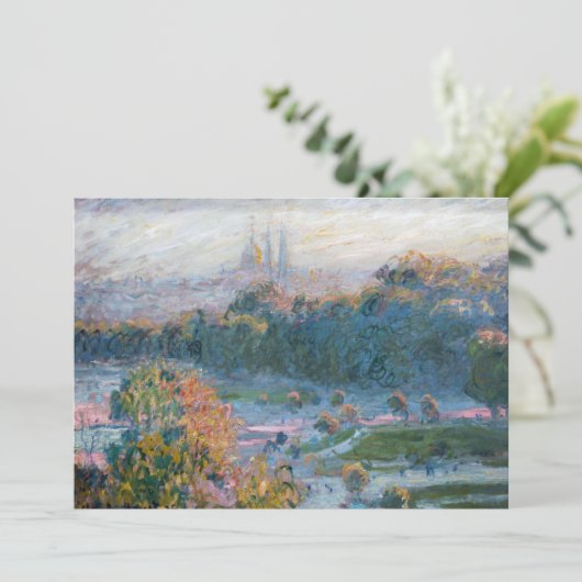 Invitation Claude Monet - Vue des Tuileries, étude (Debout devant)