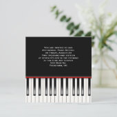Invitation Clavier du considérant de piano (Debout devant)