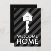 Invitation clé d'accueil (Devant / Derrière)