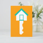 Invitation clé de maison (Debout devant)