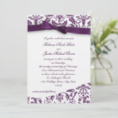 Invitation Clé de mon Damas du coeur avec le cou (Debout devant)