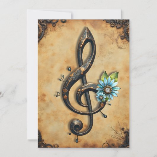 Invitation Clé mécanique (Dos)