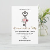 Invitation Clé Thématique Fête du Ménage (Debout devant)