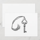 Invitation Clé Victrola (Devant / Derrière)