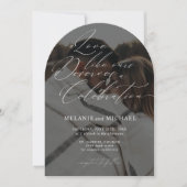 Invitation Clean Classic Modern Script QR Code Mariage photo (Devant)
