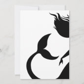 Invitation Clean Mermaid Silhouette Wedding (Dos)