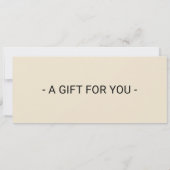 Invitation Cleaning and Tidying Gift Certificate  (Dos)