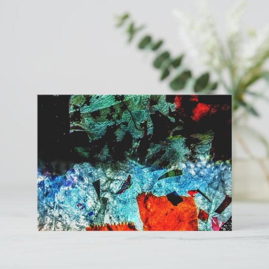 Invitation Clear abstract invitation.Ordinary recycle texture (Debout devant)