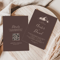 Clear Mountain Boho arrière et Mariage avant