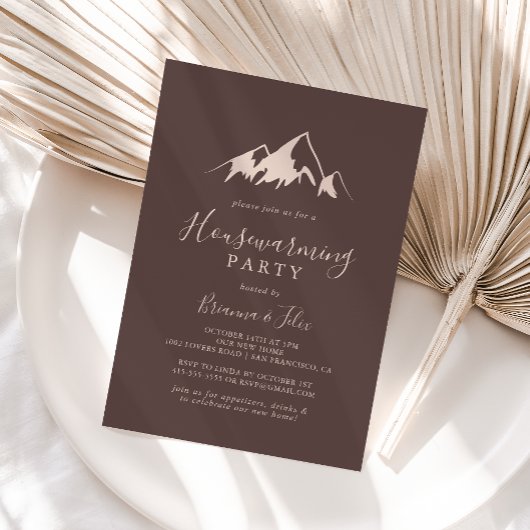 Invitation Clear Mountain Country House Party
