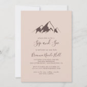 Invitation Clear Mountain Country Sirotez et voyez (Devant)