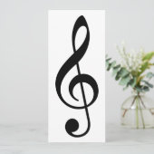 Invitation clef à trépied (Debout devant)