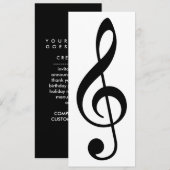 Invitation clef à trépied (Devant / Derrière)