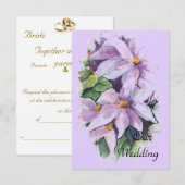 INVITATION CLEMATIS (Devant / Derrière)