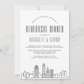 Invitation Cleveland, Dîner de répétition de l'Ohio | Ville S (Devant)