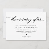 Invitation Clic Élégant Calligraphie Script Mariage Brunch (Devant)