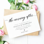 Invitation Clic Élégant Calligraphie Script Mariage Brunch<br><div class="desc">Classic Elegant Calligraphy Script Mariage Brunch Invitation - parfait pour les brunchs post-mariage ou envoyer les petits déjeuners</div>