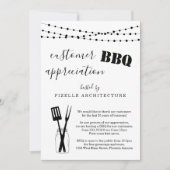 Invitation Clientèle Appréciation Business BBQ Party (Devant)
