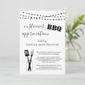 Invitation Clientèle Appréciation Business BBQ Party (Debout devant)