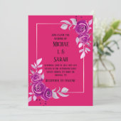 Invitation Clip Art Floral Rose Poussiéreuse Éthér (Debout devant)