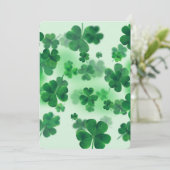 Invitation Cloches dans Green Pastel (Debout devant)