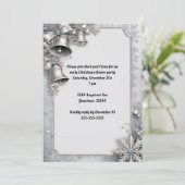 Invitation Cloches de Noël Fête (Debout devant)