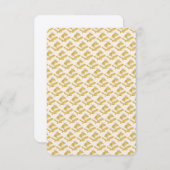 Invitation Cloches mariages (vierges au verso) (Devant / Derrière)