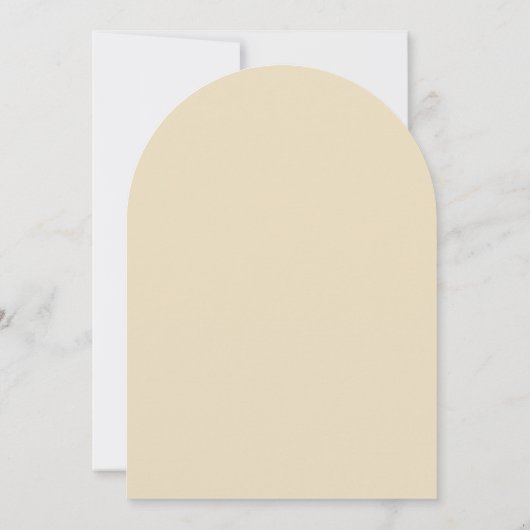 Invitation Cloches or arc aquarelle arche Mariage de Noël (Dos)