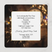 Invitation Clock Countdown for New Year Eve's Party (Devant)