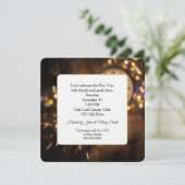 Invitation Clock Countdown for New Year Eve's Party (Debout devant)