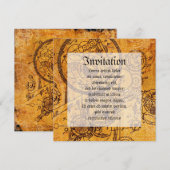 Invitation Clockwork Collage (Devant / Derrière)