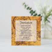 Invitation Clockwork Collage (Debout devant)