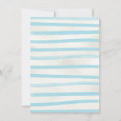 Invitation Clothesline Fête de Piscine Fille Anniversaire (Dos)