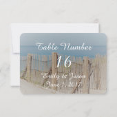 Invitation Clôture de plage dans les dunes de sable (Dos)