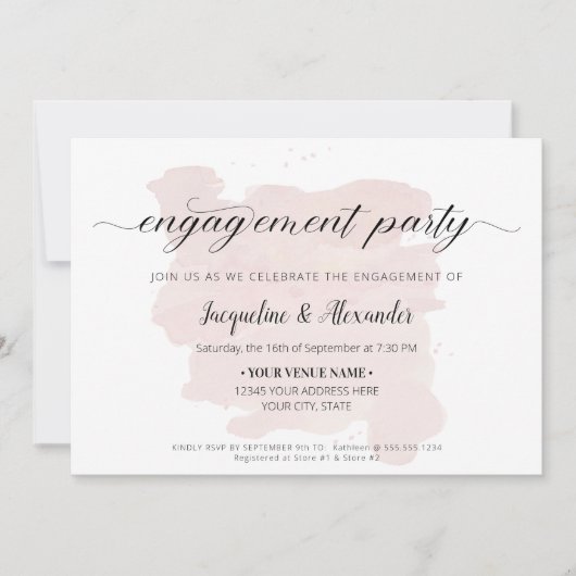 Invitation Clôture de script moderne simple  (Devant)