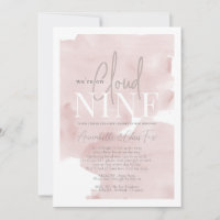 Cloud 9 Ciel rose Baby shower par courrier