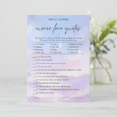 Invitation Cloud 9 Movie Love Citations Fête des mariées Game (Debout devant)