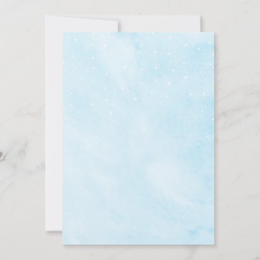 Invitation Cloud 9 Quel âge avait la mariée Shower Game Card (Dos)