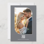 Invitation Cloud Gray, Charcoal Slate & Soft White Wedding (Dos)