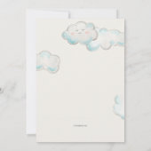 Invitation Cloud Neuf Baby shower (Dos)