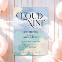Cloud Neuf Élégant Baby shower Pastel